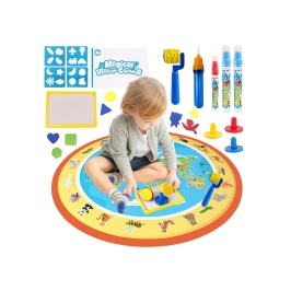 WOOPIE Magiczna Mata Wodna do Malowania Okrągła ZOO 23 el. WOOPIE Magiczna Mata Wodna do Malowania Okrągła ZOO 23 el.