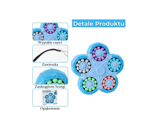 WOOPIE Gra Obrotowa Łamigłówka Antystresowa