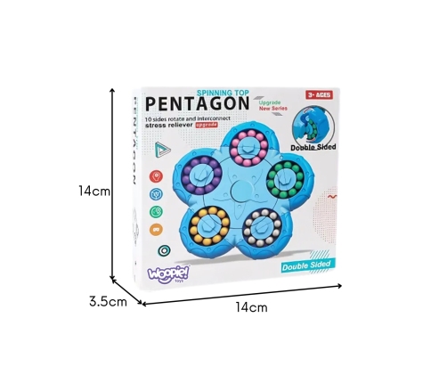 WOOPIE Gra Obrotowa Łamigłówka Antystresowa