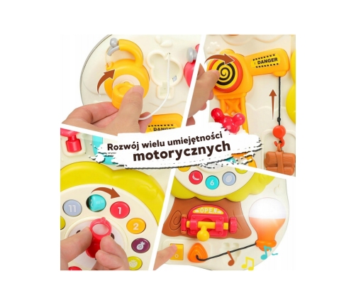 WOOPIE Edukacyjna Tablica Manipulacyjna Interaktywna dla Malucha