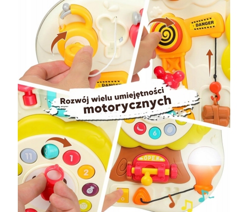 WOOPIE Edukacyjna Tablica Manipulacyjna Interaktywna dla Malucha