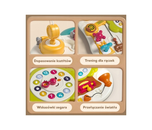 WOOPIE Edukacyjna Tablica Manipulacyjna Interaktywna dla Malucha