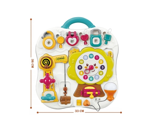 WOOPIE Edukacyjna Tablica Manipulacyjna Interaktywna dla Malucha