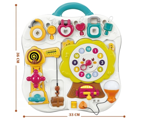 WOOPIE Edukacyjna Tablica Manipulacyjna Interaktywna dla Malucha