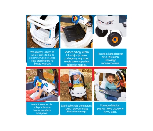 LITTLE TIKES Jeździk Cozy Coupe – Łazik Kosmiczny