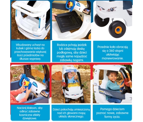 LITTLE TIKES Jeździk Cozy Coupe – Łazik Kosmiczny