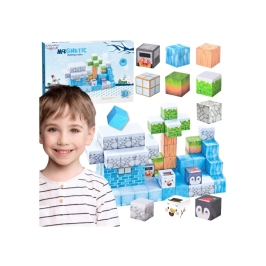 WOOPIE Klocki Magnetyczne Konstrukcyjne Zimowy Świat klocków WOOPIE Klocki Magnetyczne Konstrukcyjne Zimowy Świat klocków