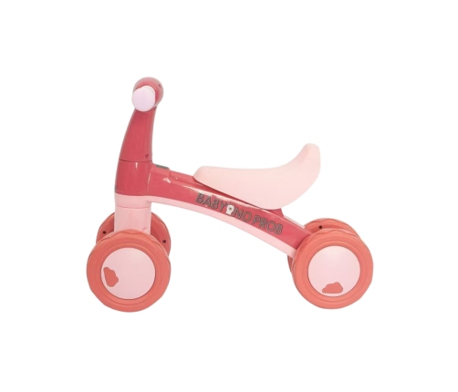 WOOPIE Rowerek Biegowy Różowy Jeździk Czterokołowy