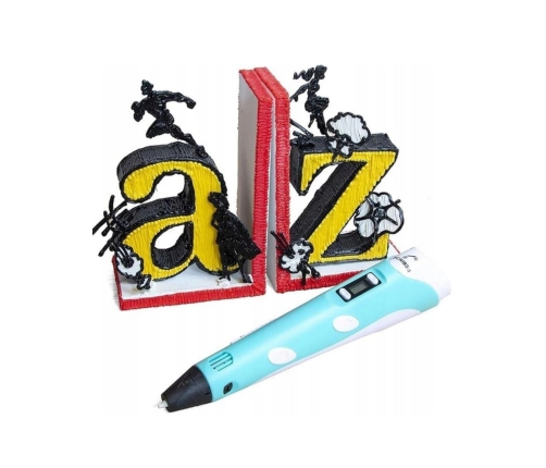 WOOPIE Długopis 3D Dla Dzieci Zestaw z Wyświetlaczem LED - Kreatywna Zabawa