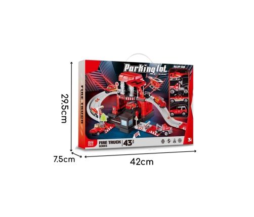 WOOPIE Garaż Parking Straż Pożarna 43 el.