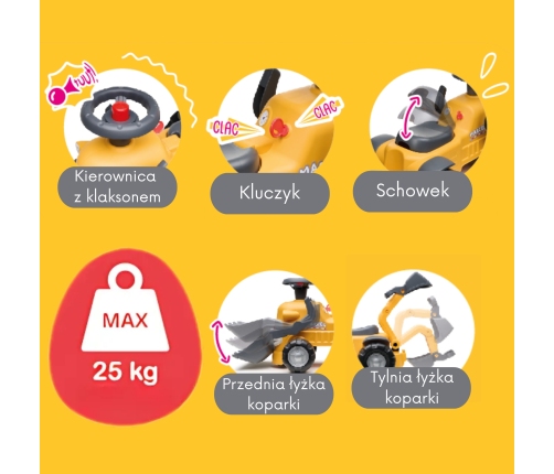 Детская трактор-каталка  FALK Marcel