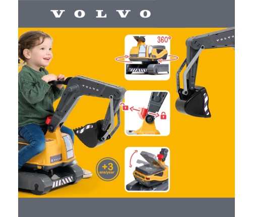 FALK Koparka Przegubowa Volvo Obrotowa Kabina Łopata