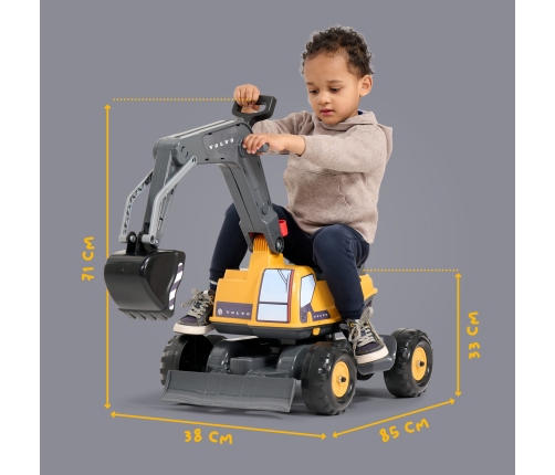 FALK Koparka Przegubowa Volvo Obrotowa Kabina Łopata Pług