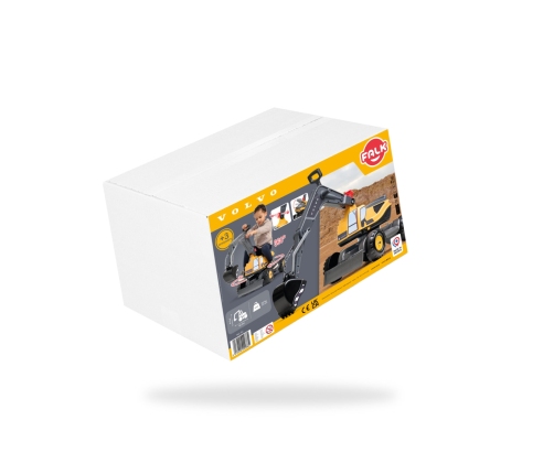 FALK Koparka Przegubowa Volvo Obrotowa Kabina Łopata Pług