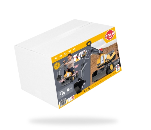 FALK Koparka Przegubowa Volvo Obrotowa Kabina Łopata Pług