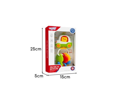 Woopie Baby Zabawka Interaktywna Pilot Samochodzik z Kluczykami Grzechotka Gryzak