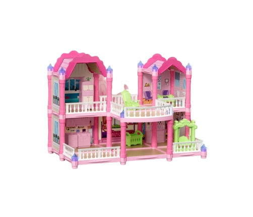 WOOPIE Domek Dla Lalek Willa Ogrodowa 156el.