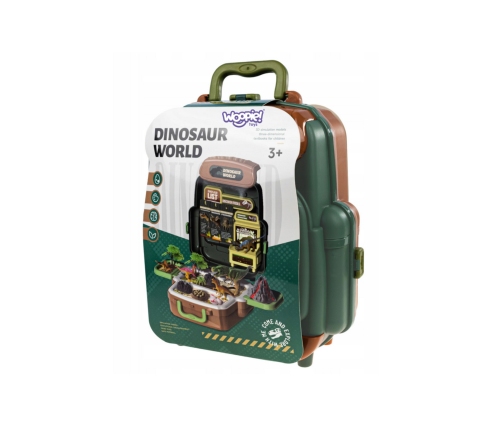 WOOPIE Walizka Dinosaur World - Edukacyjny Zestaw Odkrywcy Dinozaurów