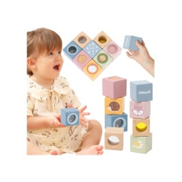 VIGA Drewniane Klocki Sensoryczne PolarB