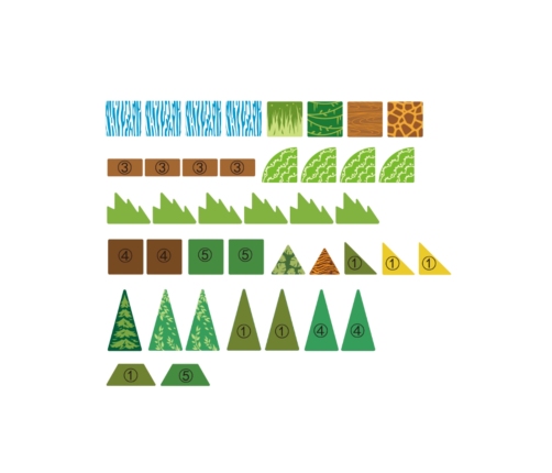 WOOPIE Klocki Magnetyczne Konstrukcyjne 3D Zestaw Edukacyjny Rzadkie Zwierzęta 45el.