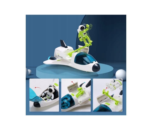 WOOPIE Zestaw Kosmiczny Prom i Łazik Space Set