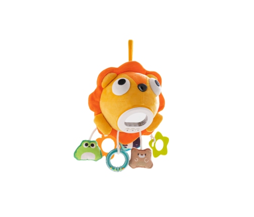 WOOPIE Baby Pluszowy Lew Maskotka Interaktywna Przytulanka Muzyczna z Zawieszkami i Gryzakami