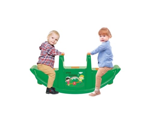 WOOPIE Bujak Wieloosobowy STAR Huśtawka Równoważna Zielona