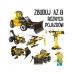 WOOPIE Klocki Konstrukcyjne Zbuduj Pojazdy Budowlane 8 Modeli STEAM