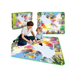 WOOPIE Mata Wodna do Malowania dla Dzieci z Dinozaurami + Akcesoria WOOPIE Mata Wodna do Malowania dla Dzieci z Dinozaurami + Akcesoria