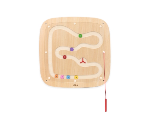 VIGA Drewniana Tablica Manipulacyjna Sensoryczna Przepływ Grawitacyjny