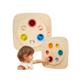 VIGA Drewniana Tablica Manipulacyjna Sensoryczna Mieszanie Kolorów VIGA Drewniana Tablica Manipulacyjna Sensoryczna Mieszanie Kolorów