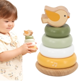 VIGA PolarB Drewniana Piramidka Edukacyjna - Ptaszek VIGA PolarB Drewniana Piramidka Edukacyjna - Ptaszek