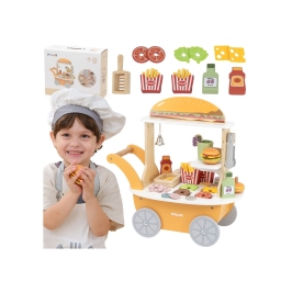 VIGA Minisklep z Hamburgerami – Kreatywna Zabawa w Odgrywanie Ról