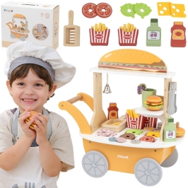 VIGA Minisklep z Hamburgerami – Kreatywna Zabawa w Odgrywanie Ról VIGA Minisklep z Hamburgerami – Kreatywna Zabawa w Odgrywanie Ról