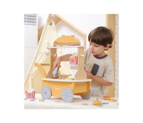 VIGA Minisklep z Hamburgerami – Kreatywna Zabawa w Odgrywanie Ról