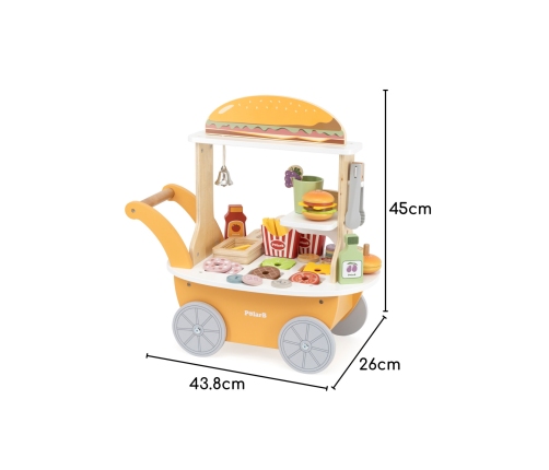 VIGA Minisklep z Hamburgerami – Kreatywna Zabawa w Odgrywanie Ról