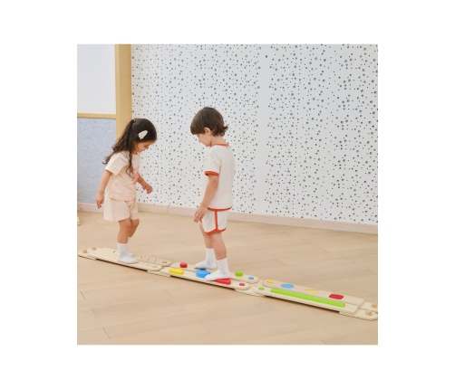 VIGA Drewniana Równoważnia Modułowa Tor Ścieżka Sensoryczna