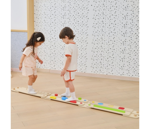 VIGA Drewniana Równoważnia Modułowa Tor Ścieżka Sensoryczna