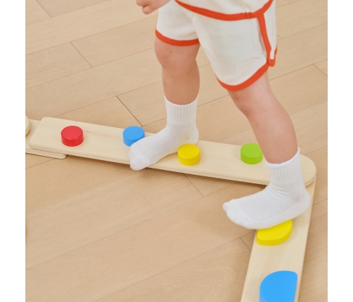 VIGA Drewniana Równoważnia Modułowa Tor Ścieżka Sensoryczna