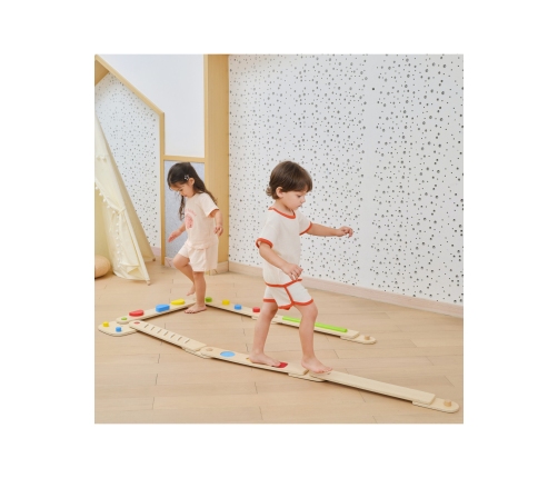 VIGA Drewniana Równoważnia Modułowa Tor Ścieżka Sensoryczna