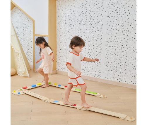 VIGA Drewniana Równoważnia Modułowa Tor Ścieżka Sensoryczna