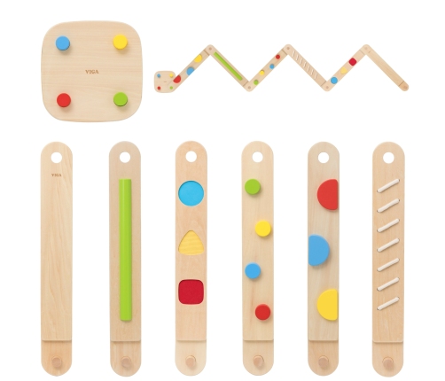 VIGA Drewniana Równoważnia Modułowa Tor Ścieżka Sensoryczna