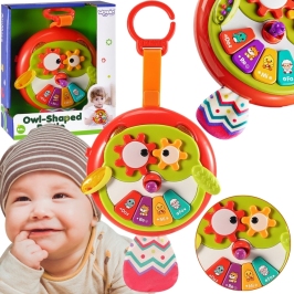 WOOPIE BABY Interaktywna Zabawka Sowa Pianinko z Szeleszczącym Ogonem WOOPIE BABY Interaktywna Zabawka Sowa Pianinko z Szeleszczącym Ogonem