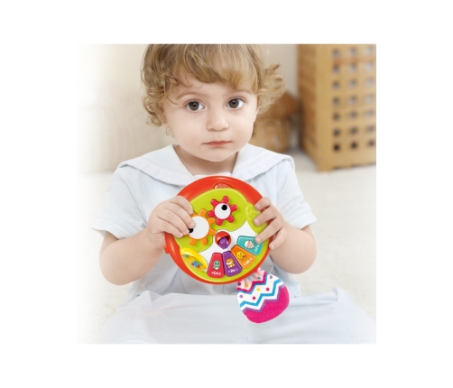 WOOPIE BABY Interaktywna Zabawka Sowa Pianinko z Szeleszczącym Ogonem