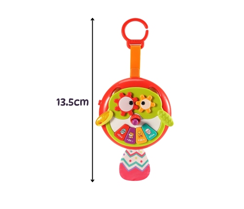 WOOPIE BABY Interaktywna Zabawka Sowa Pianinko z Szeleszczącym Ogonem