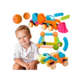 WOOPIE Magnetyczne Klocki Konstrukcyjne Pojazdy 52 el. WOOPIE Magnetyczne Klocki Konstrukcyjne Pojazdy 52 el.