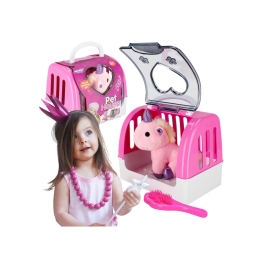 WOOPIE Transporter Domek dla Jednorożca Zestaw do Pielęgnacji