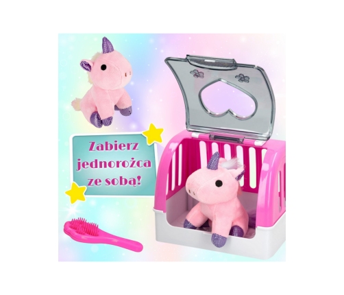 WOOPIE Transporter Domek dla Jednorożca Zestaw do Pielęgnacji