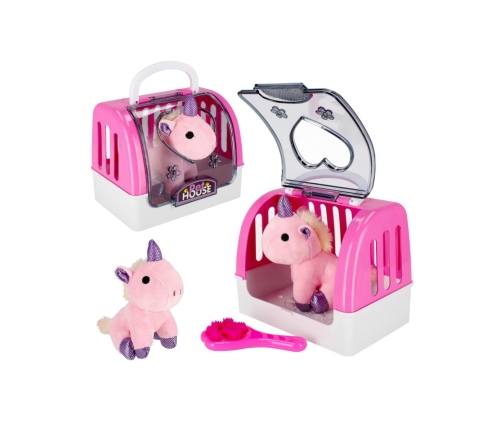 WOOPIE Transporter Domek dla Jednorożca Zestaw do Pielęgnacji