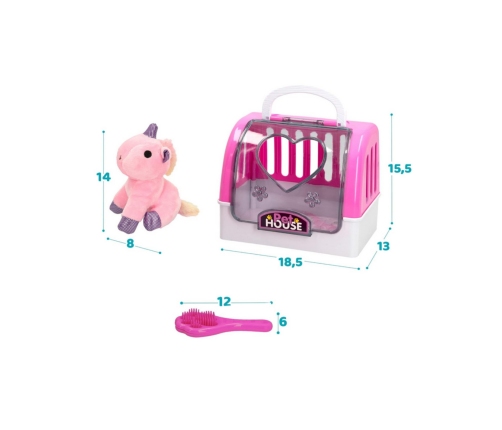 WOOPIE Transporter Domek dla Jednorożca Zestaw do Pielęgnacji